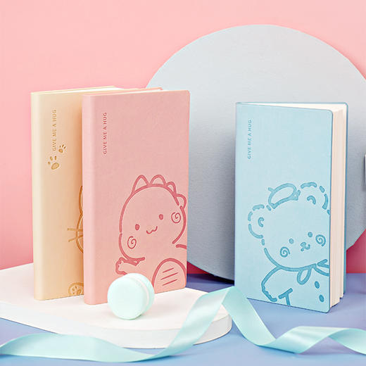 卡杰48K可爱小动物记事本CA6J4825可爱少女心小本子便携随身小号笔记本迷你手账本笔记本女生 商品图5