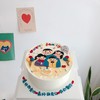 一家四口手绘蛋糕-低糖处理无添加 商品缩略图3
