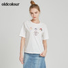 oldcolour秋季新款钉珠卡通印花休闲百搭短袖T恤女BN21021013 商品缩略图2