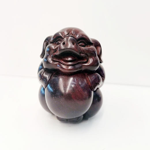 紫檀福猪小摆件 商品图0