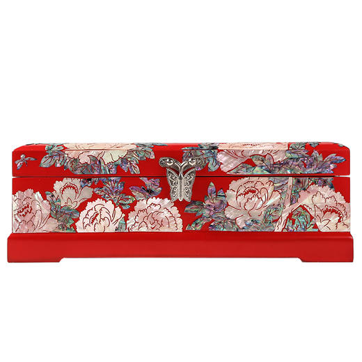 【浙礼文创】螺钿花开富贵首饰收纳盒 商品图4