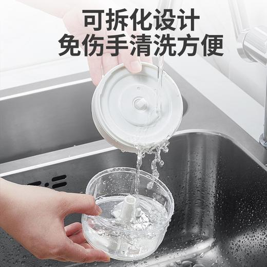 炊大皇 手动搅碎机 手动绞肉器小号 家用多功能捣蒜泥器绞菜器 婴儿辅食手动粉碎器 商品图1