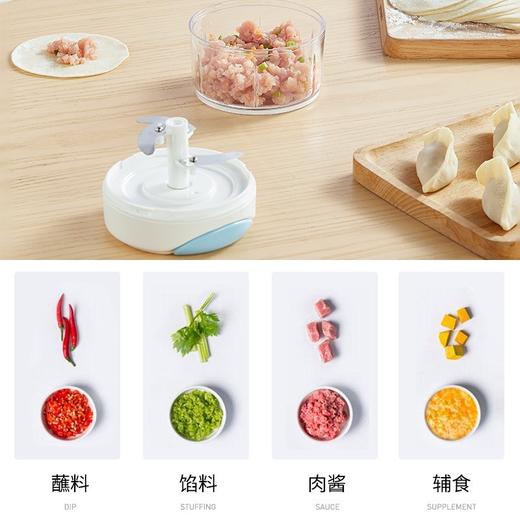 炊大皇 手动搅碎机 手动绞肉器小号 家用多功能捣蒜泥器绞菜器 婴儿辅食手动粉碎器 商品图4