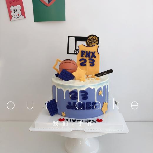 篮球主题球衣蛋糕-低糖处理无添加 商品图1