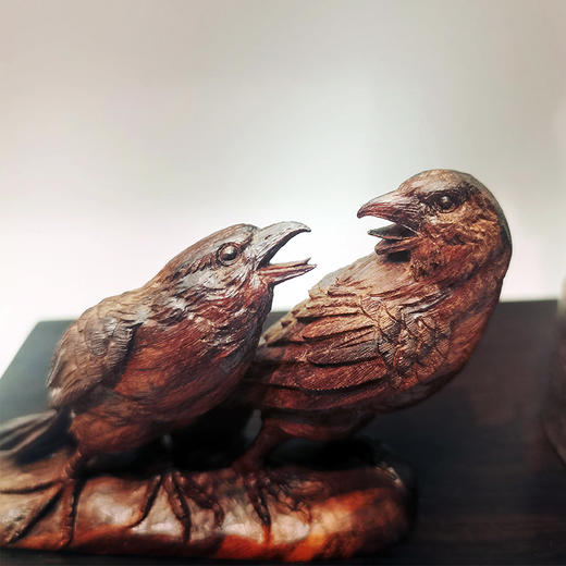 大吉大利木雕摆件 商品图2