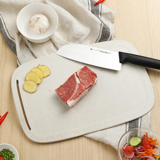 炊大皇小麦秸秆菜板防霉砧板切菜板案板家用辅食水果板厨房 商品图2