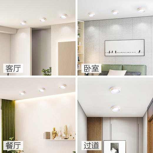 欧普（OPPLE）筒灯led孔灯吊顶天花灯过道轻奢嵌入式洞灯明琉 商品图1