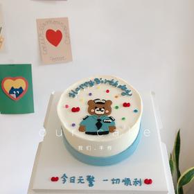 多款式~警察/兵哥哥手绘蛋糕手绘蛋糕-低糖处理无添加