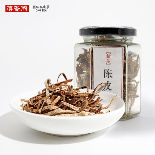 新会陈皮丝 传统日晒 精品整皮切丝 山上老树老皮 30克/罐 商品图0