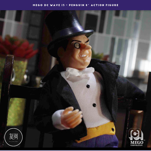 现货 Mego DC 企鹅人 Penguin 8英寸 挂卡 可动人偶 商品图1