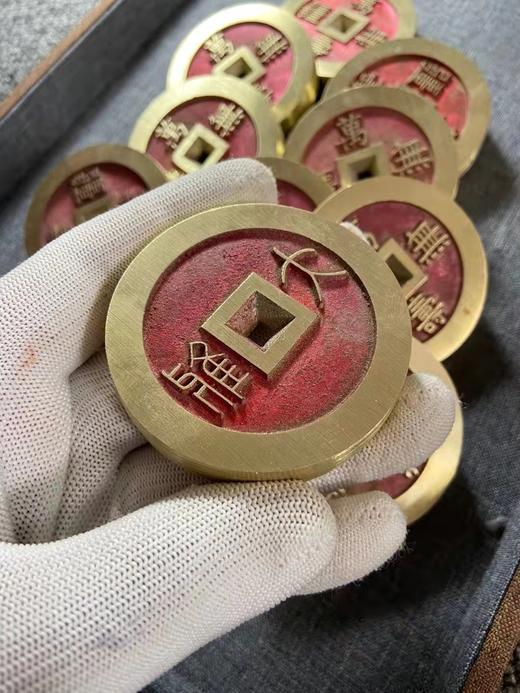 新品上架【古泉书馆工艺品-万寿无疆背大雅-朱砂款镇纸】 商品图6