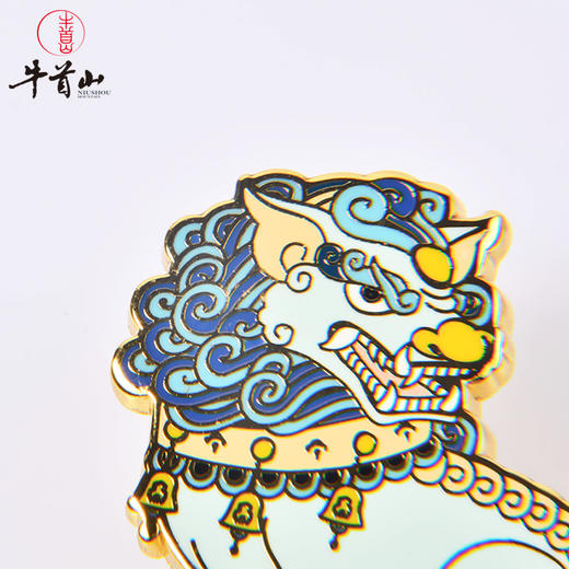 牛首山文创金属瑞兽徽章套装南京纪念礼品送朋友国潮礼品 商品图3