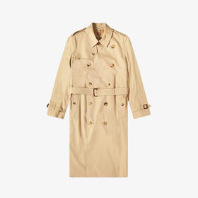 BURBERRY 巴宝莉 男士肯辛顿版型 – 长款 Heritage Trench 束腰风衣 卡其色 8028087 A1366