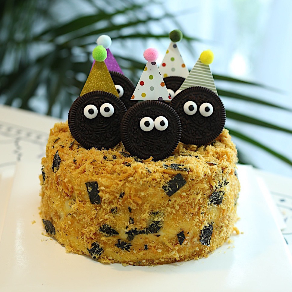 肉松生日蛋糕【无奶油】