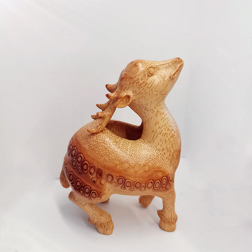 小鹿°竹雕摆件 商品图1