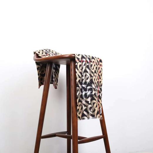 价值3400 ZP 稀缺款！21年秋冬专属标识印花轻盈格纹丝毛混纺围巾220 x 70cm 男女同款 配独立包装 预售 商品图4