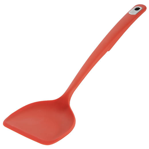  炊大皇 硅胶铲 加长不粘锅炒锅煎锅平底锅专用锅铲红色 商品图3