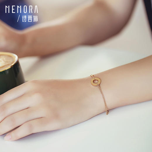 时光印记18K玫瑰金钻石手链DB116050、	DB0197 商品图2