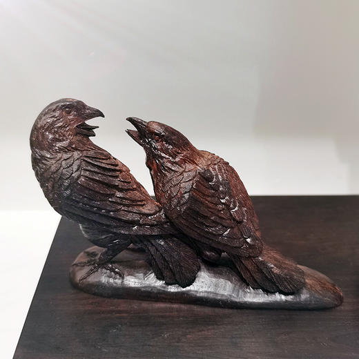 大吉大利木雕摆件 商品图0