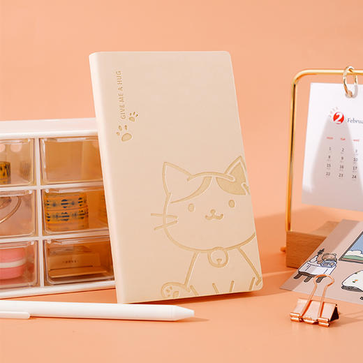 卡杰48K可爱小动物记事本CA6J4825可爱少女心小本子便携随身小号笔记本迷你手账本笔记本女生 商品图4