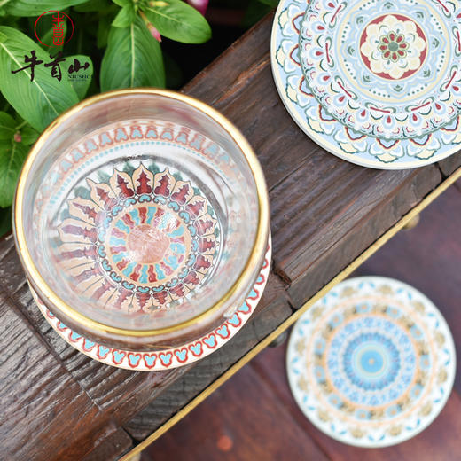 牛首山文创福藻到福运杯垫茶道隔热垫南京纪念品复古耐用定制家用 商品图3