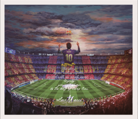 The Insane Artists  诺坎普之王 NO.8654/C 涤纶柔丝