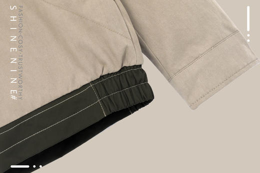 931772172酷帅拼接夹克 商品图2