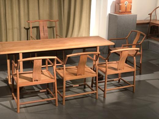 红桥红  家具严选  缅甸花梨（大果紫檀）【新中式茶桌七件套】 商品图3