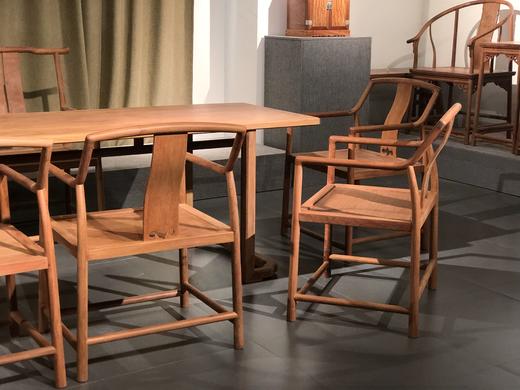 红桥红  家具严选  缅甸花梨（大果紫檀）【新中式茶桌七件套】 商品图4