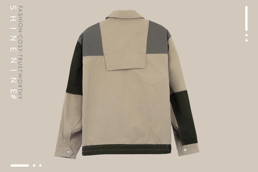 931772172酷帅拼接夹克 商品图3