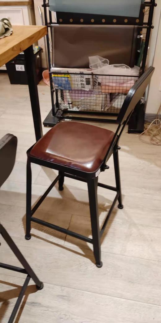 教室黑铁椅 商品图0