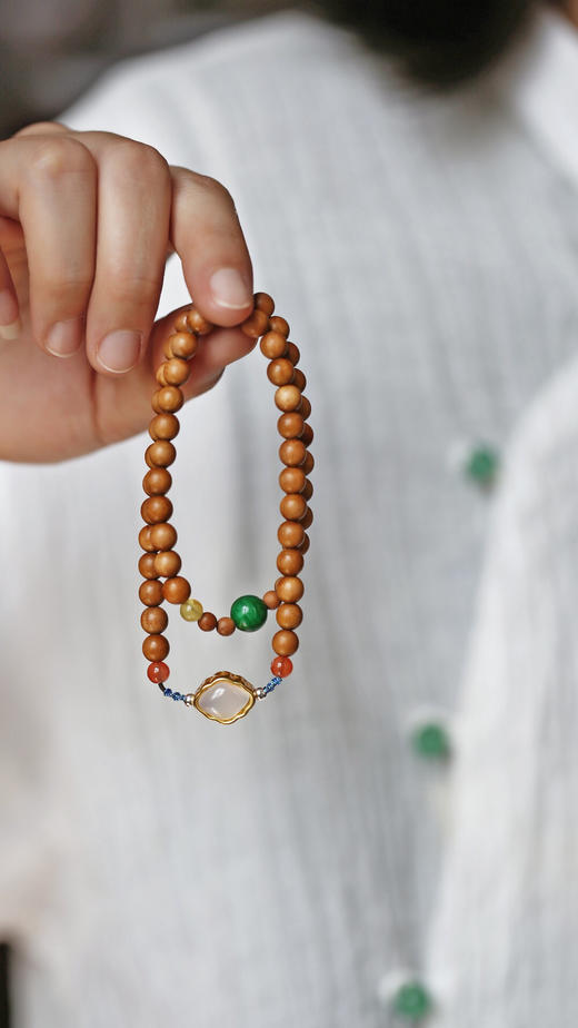 【青山特惠】老山檀香原创【清月】6mm50颗y2 商品图7