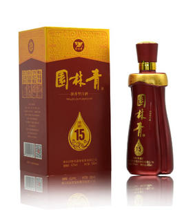 园林青窖龄15清香型白酒42度500ml 单瓶装