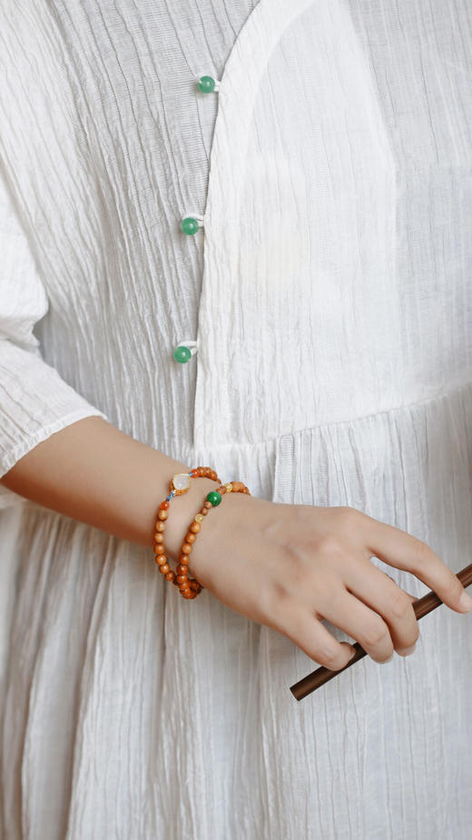 【青山特惠】老山檀香原创【清月】6mm50颗y2 商品图6