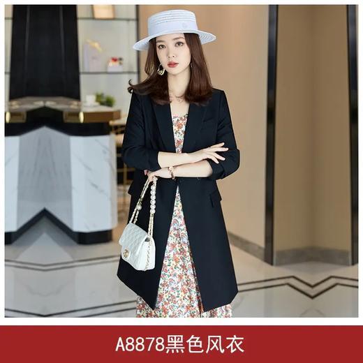 时尚高级感，中长款西装名媛气质韩版风衣MGG8878 商品图4