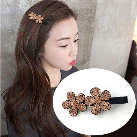 发卡头饰韩国成人发夹子发饰品顶夹一字夹刘海夹头花边夹小鸭嘴夹 商品图4