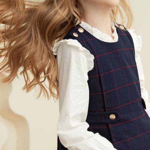 儿童连衣裙女童2021新款早秋宝宝中大童吊带裙子洋气公主裙夏秋款 商品图3