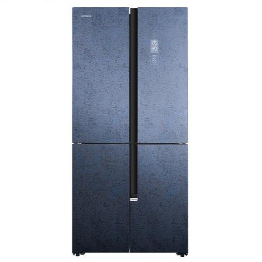 康佳 冰箱 BCD-458WD4EBLP 星云灰 458升 风冷	电脑温控	变频 凯博岩 一级能效 自动除霜 十字门冰箱 商品图0