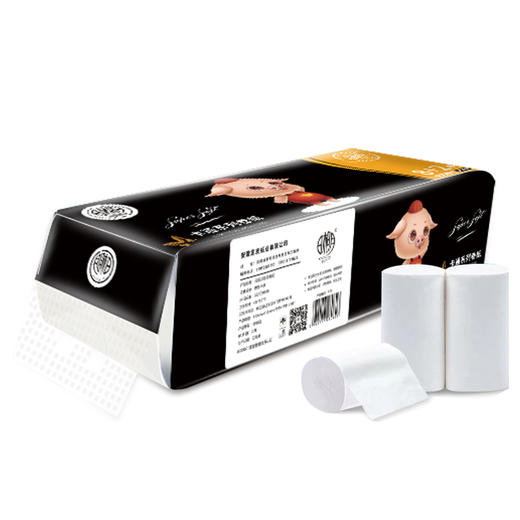  日相月3提30卷1500g小猪系列家用卷纸 0752-3提 商品图2
