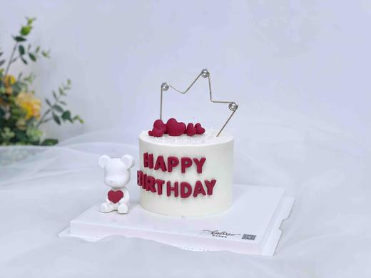 铁艺皇冠小熊爱心蛋糕 商品图0