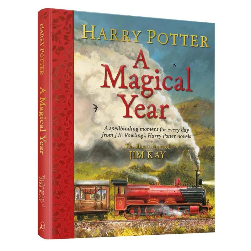 哈利·波特:神奇的一年 吉姆·凯艺术插画集 英文原版 Harry Potter:A Magical Year JK罗琳 精装礼物书 哈利波特周边