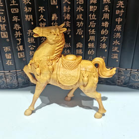 马上有钱°黄杨原木13*11*4cm