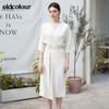 oldcolour春秋季新款气质收腰七分袖中国风连衣裙BN31102002 商品缩略图2