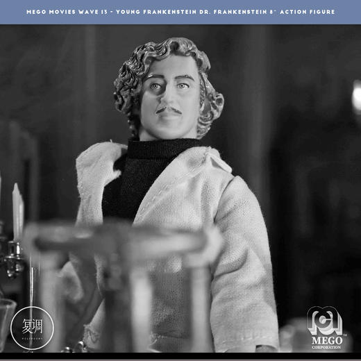 现货 Mego 新科学怪人 Dr Frankenstein 8英寸 挂卡 可动 潮流玩具 摆件 商品图2