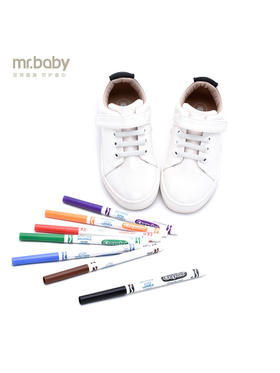 mrbaby 不怕脏强抗污 循环创作小白鞋 原创 加棉板鞋
