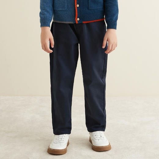 羊绒世家mettekids童装男童休闲裤2021春秋新款儿童休闲长裤新款 商品图5