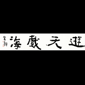 曾翔书法 · 四字吉语系列之《游天戏海》