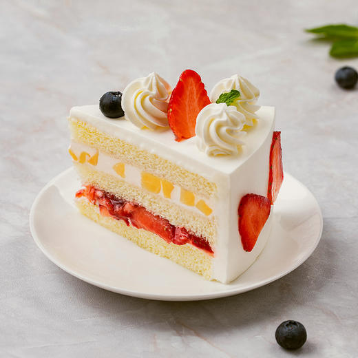 【香甜诱人】甜心莓莓蛋糕，草莓遇见蓝莓，甜美碰见微酸（城市名+幸福西饼蛋糕） 商品图4