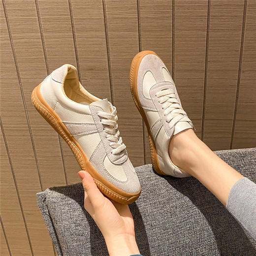 【ZHR】 秋冬新款AT70复古平底德训鞋 商品图2