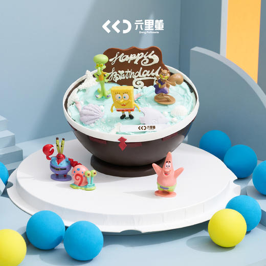 敲敲乐系列·“敲”海绵宝宝·奶油蛋糕 商品图1